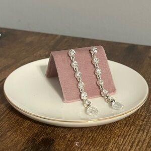 Vintage Avon Silver Drop Earrings